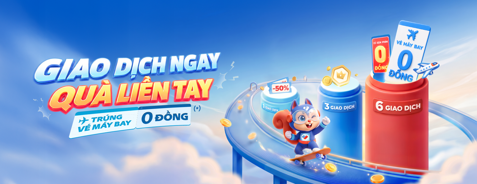 Tích lũy giao dịch cùng VNPAY App